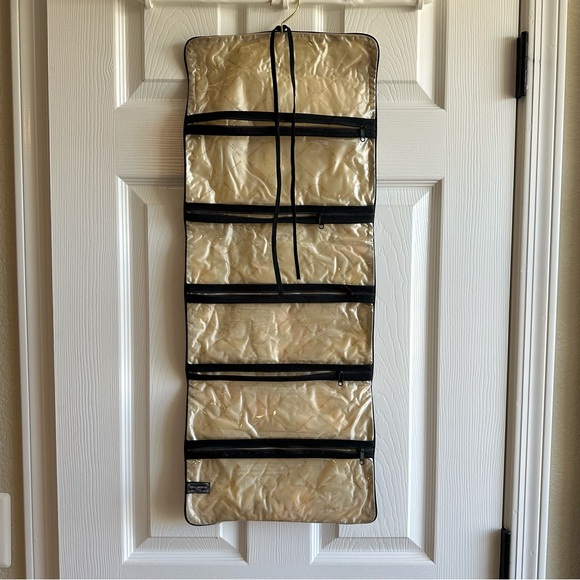 TED LAPIDUS Floral Jewelry / Toiletry / Travel Hanging Organizer - Picture 3 of 9